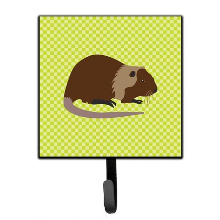 Carolines Treasures Coypu Nutria River Rat Green Leash or Key Holder BB7705SH4